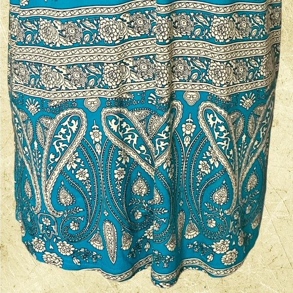 NWOT! LONGYUAN BOHEMIAN SLEEVELESS SHIRT - Picture 6 of 8